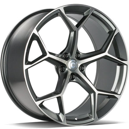 Janta aliaj Carbonado FANCY 9.5x21 5x112 et25 FP - Anthracite Front Polished