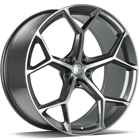 Janta aliaj Carbonado FANCY 9.5x21 5x112 et25 FP - Anthracite Front Polished