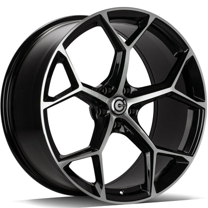 Janta aliaj Carbonado FANCY 9.5x21 5x112 et25  Black Front Polished