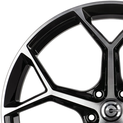 Janta aliaj Carbonado FANCY 9.5x21 5x112 et25  Black Front Polished