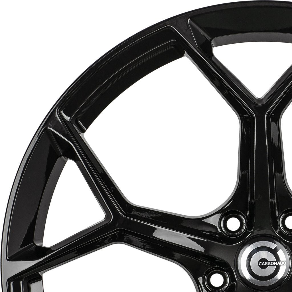 Janta aliaj Carbonado FANCY 9.5x22 5x112 et25  Black Glossy