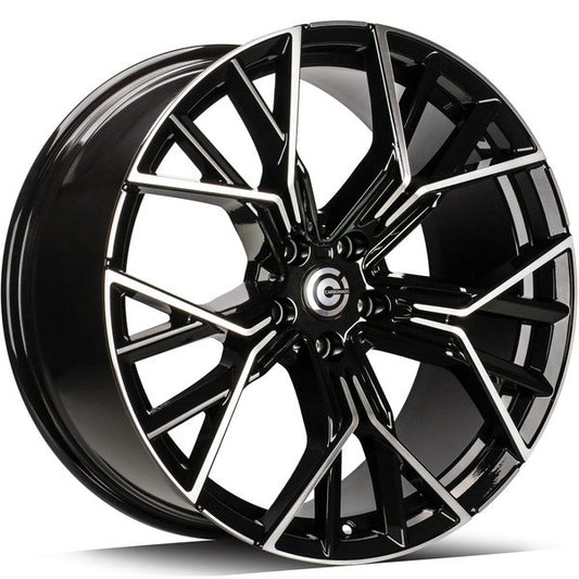 Janta aliaj Carbonado Fast 8.5x20 5x112 et28 FP - Black Front Polished