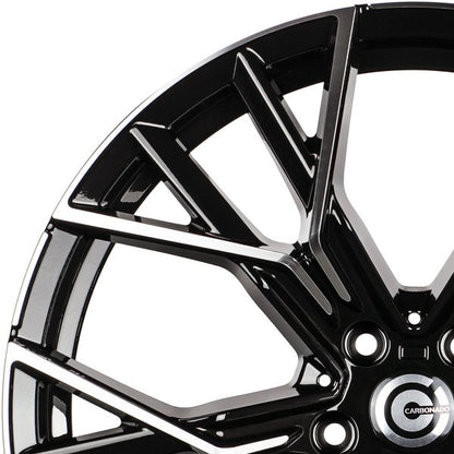Janta aliaj Carbonado Fast 8.5x20 5x112 et28 FP - Black Front Polished