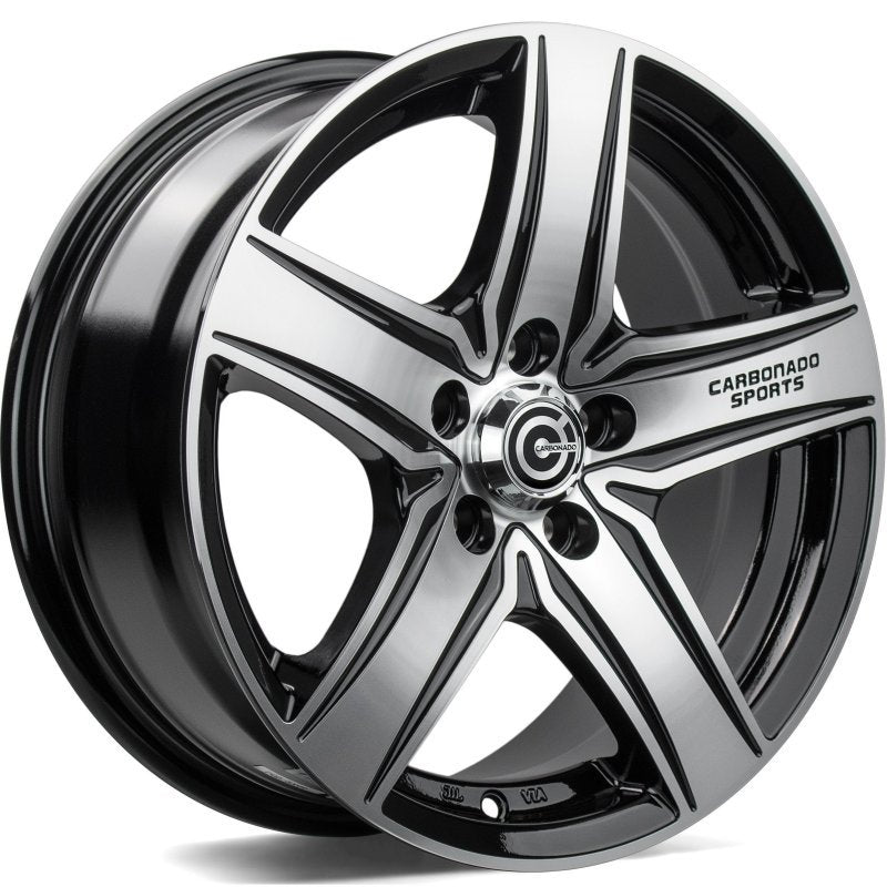 Janta aliaj Carbonado GTRSPORTS1 5.5x13 4x98 et30  Black Front Polished