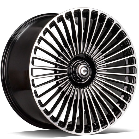Janta aliaj Carbonado Hurricane 8.5x20 5x112 et35  Black Front Polished