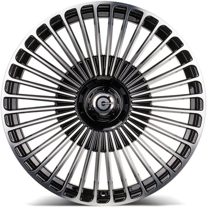 Janta aliaj Carbonado Hurricane 10x21 5x112 et50  Black Front Polished