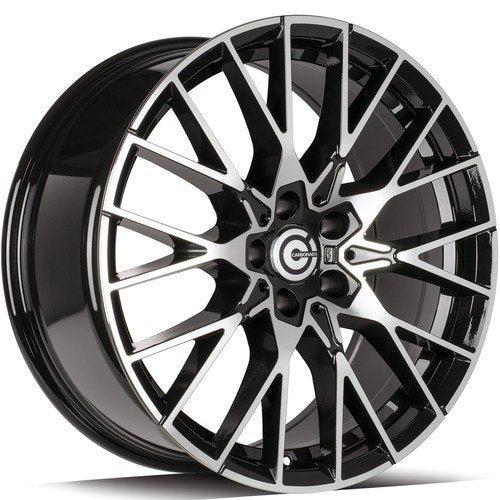 Janta aliaj Carbonado Illusion 8x18 5x120 et30  Black Front Polished