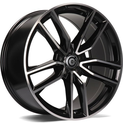 Janta aliaj Carbonado Invention 11x21 5x112 et49  Black Front Polished