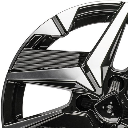Janta aliaj Carbonado LOIRE 6.5x16 4x108 et32 FP - Black Front Polished