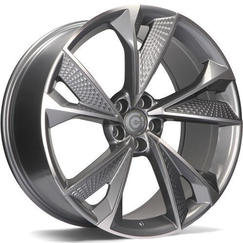 Janta aliaj Carbonado Luxury 8x18 5x112 et35  Anthracite Front Polished
