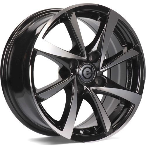 Janta aliaj Carbonado Marseille 6.5x15 4x108 et25  Black Front Polished