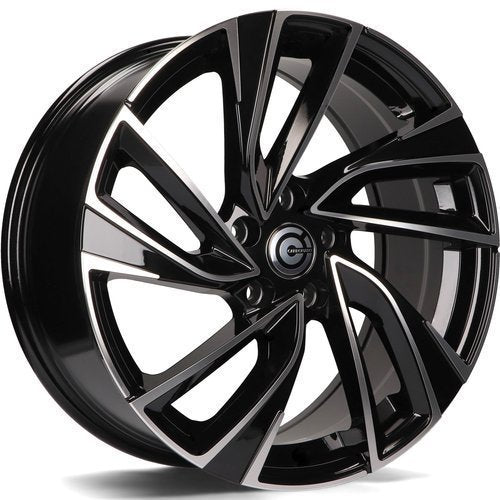 Janta aliaj Carbonado Monaco 7.5x17 5x112 et42  Black Front Polished
