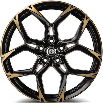 Janta aliaj Carbonado Monster 8x18 5x112 et40 BCF - Black Half Matt with Cooper Front