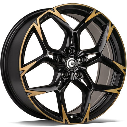 Janta aliaj Carbonado Monster 8x18 5x112 et40 BCF - Black Half Matt with Cooper Front