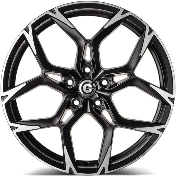 Janta aliaj Carbonado Monster 8x18 5x112 et40 BFP - Black Half Matt Polished