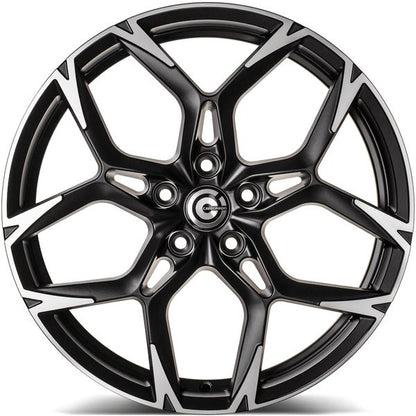 Janta aliaj Carbonado Monster 8x18 5x112 et40 BFP - Black Half Matt Polished