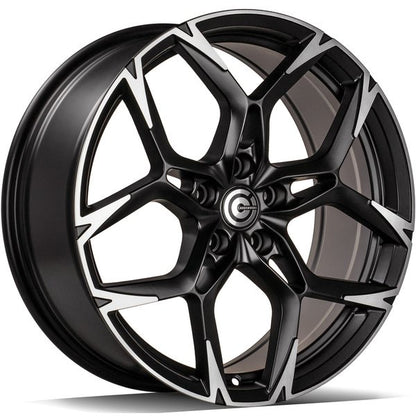Janta aliaj Carbonado Monster 8x18 5x112 et40 BFP - Black Half Matt Polished