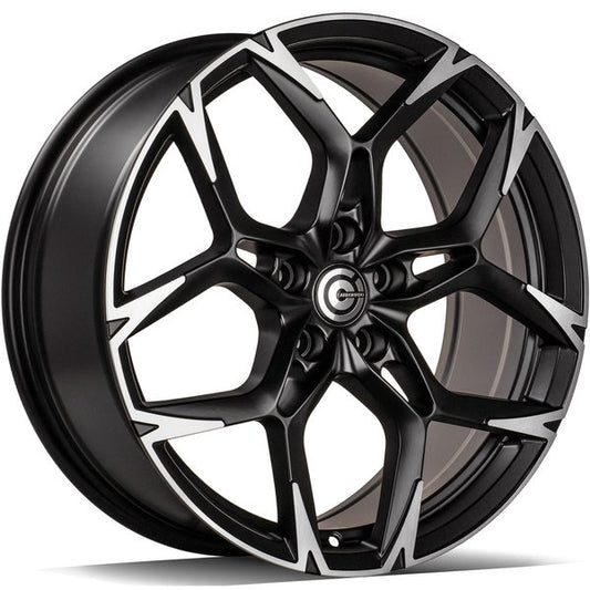 Janta aliaj Carbonado Monster 8x18 5x112 et40 BFP - Black Half Matt Polished