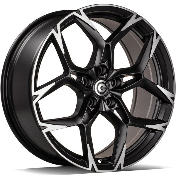 Janta aliaj Carbonado Monster 8x19 5x112 et40 BFP - Black Half Matt Polished