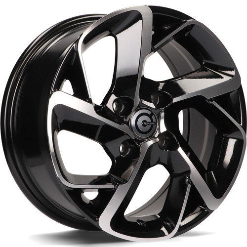Janta aliaj Carbonado Nantes 7x16 4x108 et25 FP - Black Front Polish