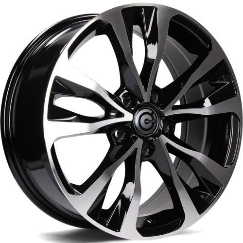 Janta aliaj Carbonado Osaka 7x17 5x114.3 et45  Black Front Polished