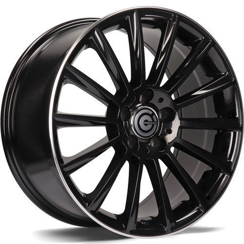 Janta aliaj Carbonado Performance 8.5x18 5x112 et35  Black Glossy Lip Polished