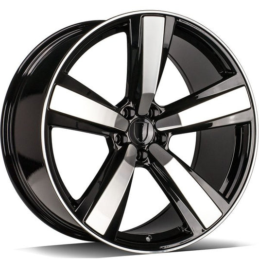 Janta aliaj Carbonado PLAYER 10x21 5x112 et19 FP - Black Front Polished