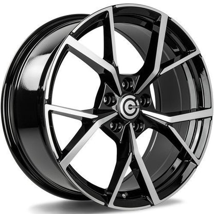 Janta aliaj Carbonado Predator 8x18 5x112 et45  Black Front Polished