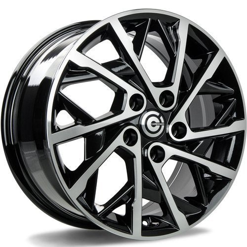 Janta aliaj Carbonado Rain 6.5x16 5x114.3 et48  Black Front Polished