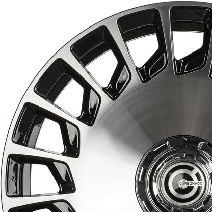 Janta aliaj Carbonado REBELLION 8.5x20 5x112 et35  Black Front Polished
