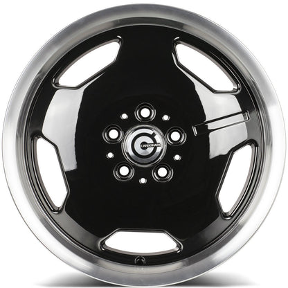 Janta aliaj Carbonado Retro 8x17 5x112 et35  Black Glossy Lip Polished