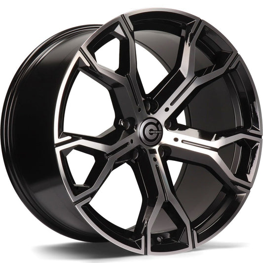 Janta aliaj Carbonado Ring 9.5x21 5x112 et37  Black Front Polished