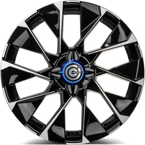 Janta aliaj Carbonado Rise 7x17 4x100 et37 FP - Black Front Polish