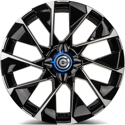 Janta aliaj Carbonado Rise 7x17 4x100 et37 FP - Black Front Polish