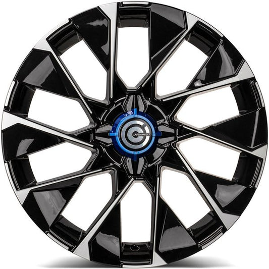Janta aliaj Carbonado Rise 7x17 4x100 et37 FP - Black Front Polish