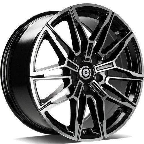 Janta aliaj Carbonado Rubin 8x18 5x120 et33  Black Front Polished