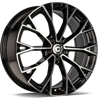 Janta aliaj Carbonado SECURITY 7.5x18 5x112 et45 FP - Black Front Polished