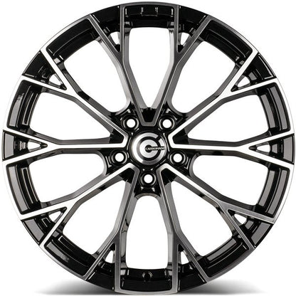 Janta aliaj Carbonado SECURITY 7.5x18 5x112 et45 FP - Black Front Polished