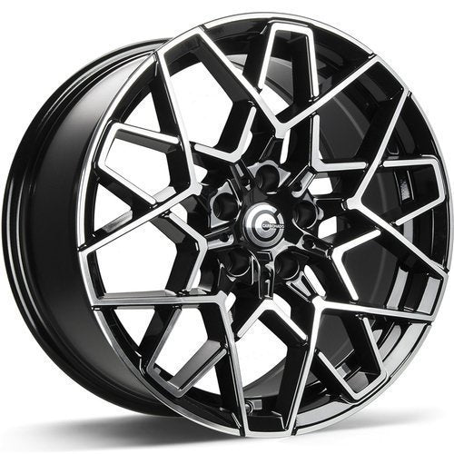 Janta aliaj Carbonado Shield 8x18 5x112 et30  Black Front Polished