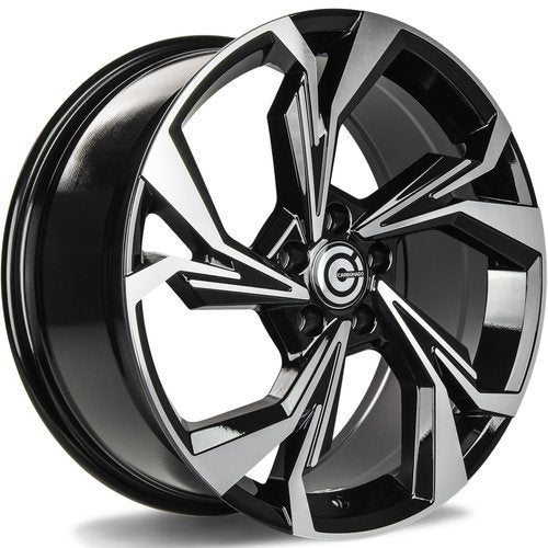 Janta aliaj Carbonado Slingshot 8x18 5x112 et45  Black Front Polished
