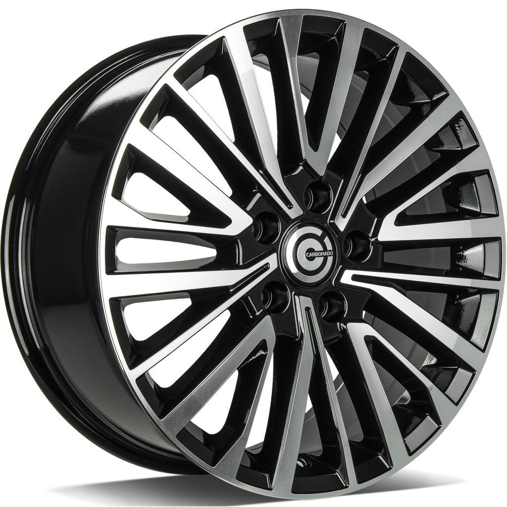 Janta aliaj Carbonado Song 8x18 5x120 et50  Black Front Polished