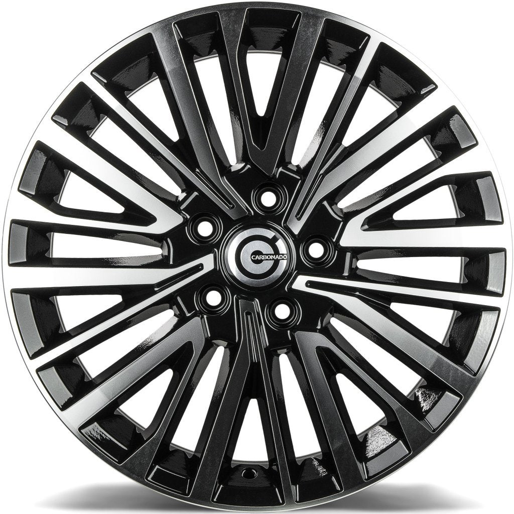 Janta aliaj Carbonado Song 8x18 5x120 et50  Black Front Polished