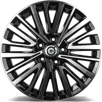 Janta aliaj Carbonado Song 8x18 5x120 et50  Black Front Polished