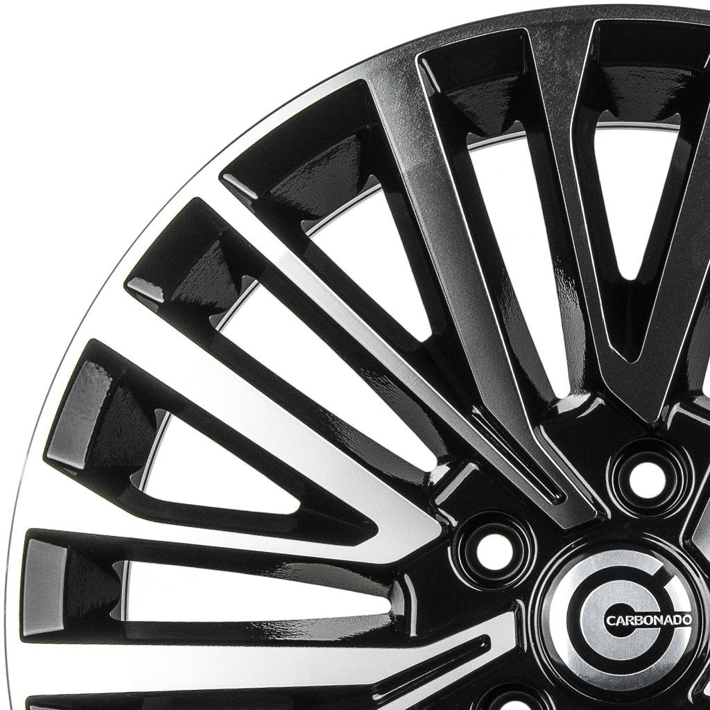 Janta aliaj Carbonado Song 8x18 5x120 et50  Black Front Polished