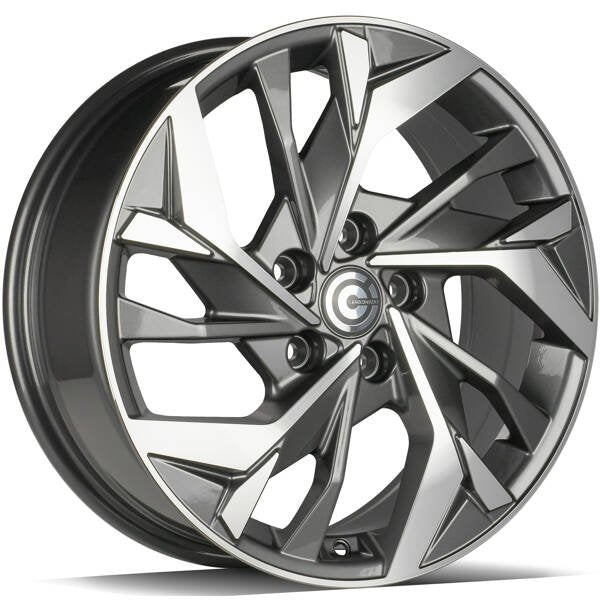 Janta aliaj Carbonado Sonic 7x17 5x114.3 et40 FP - Anthracite Front Polished