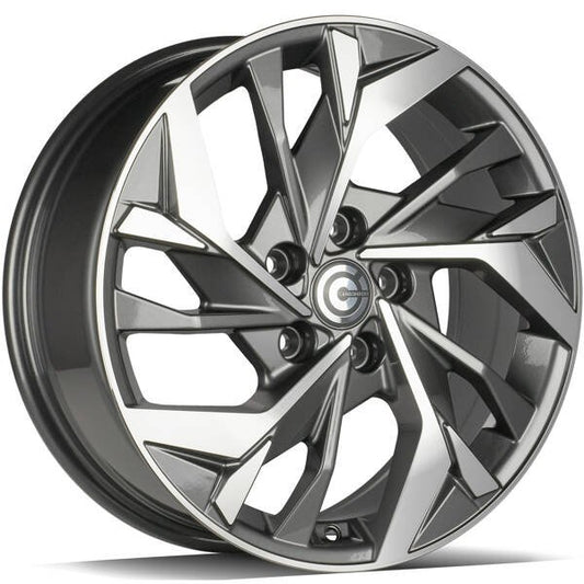 Janta aliaj Carbonado Sonic 7x17 5x114.3 et40 FP - Anthracite Front Polished