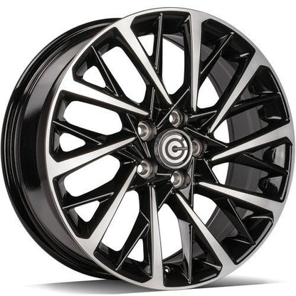Janta aliaj Carbonado SPACE 6.5x16 5x114.3 et40  Black Front Polished