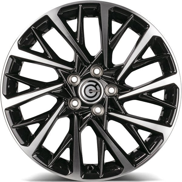 Janta aliaj Carbonado SPACE 7.5x17 5x114.3 et45  Black Front Polished