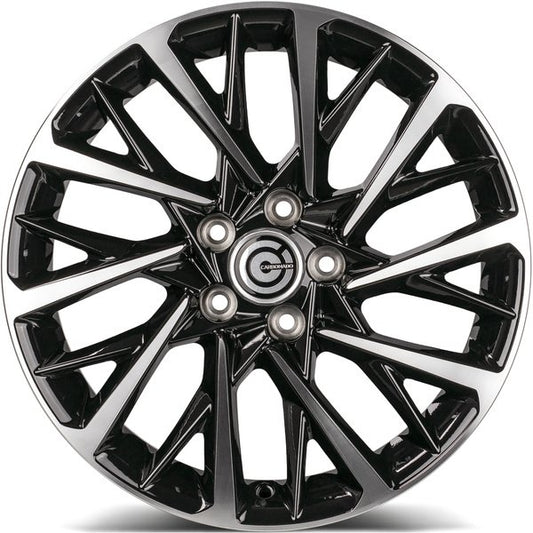 Janta aliaj Carbonado SPACE 7.5x17 5x114.3 et45  Black Front Polished