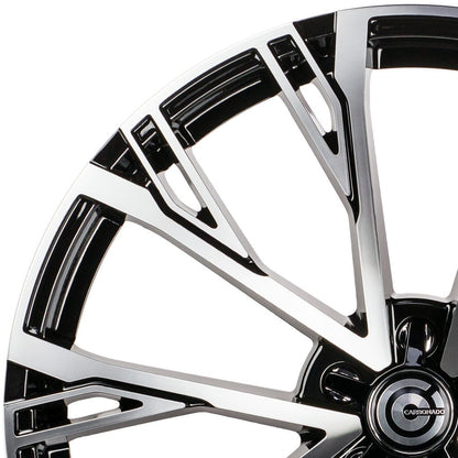 Janta aliaj Carbonado STAR 9x20 5x112 et30  Black Front Polished